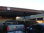 Attached three car cover.
